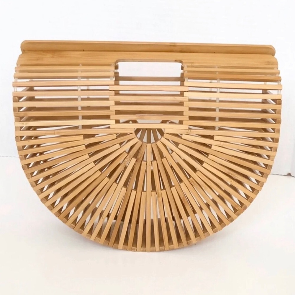 Authentic Bamboo Tote Bag Purse New in Box - Picture 4 of 5